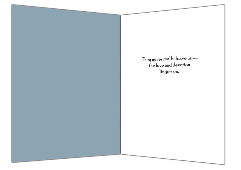 Glory To Dog They Never Really Leave Us Pet Bereavement/Sympathy Card with Greeting Card Mailing Envelope - Image 2